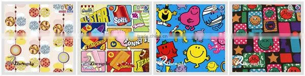 100% Polyester Woven Cartoon Print Fabric