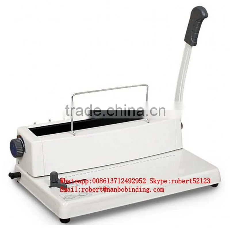 NanBo T598 Lower price Factory Wire-o Binding Machine, Wire o Binding Machine