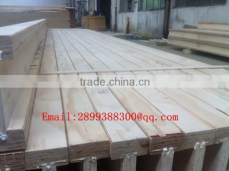 H20 pine lumber wood I beam with end treatment