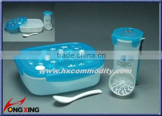Japanese Style plastic lunch box with handle