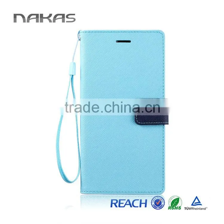 Various of colors transparent leather+ pc phone case for iphone 6