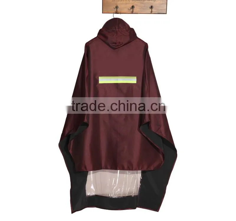 motorcycle waterproof long funky pvc plastic vinyl raincoat
