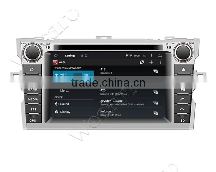 Wecaro WC-TE7029 Android 4.4.4 WIFI 3G car radio navigation system for Toyota EZ Car DVD Player 2006 2007 2008 2009 2010 2011