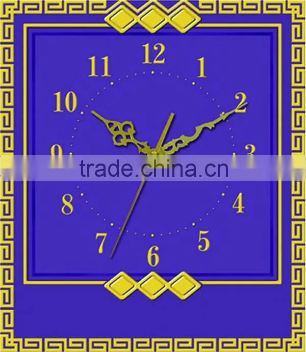 Decorative Plastic Wall Clock with Quartz