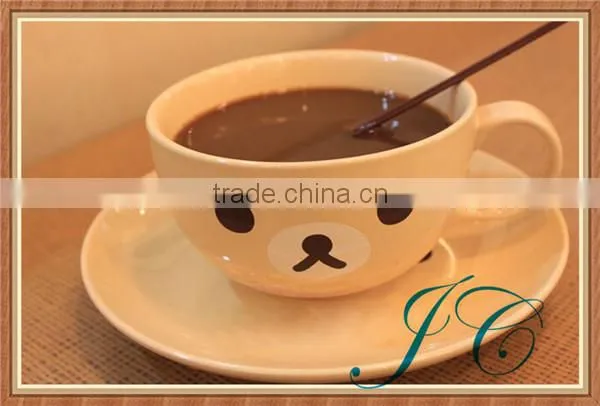 Lovely small coffee and tea set/coffee mug with smiling face for gift