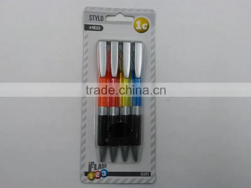 promotional ballpoint pen telescopic plastic pen