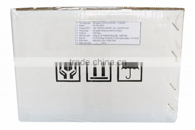 Marine Power Supply for Fishing Boat Input 110/220VAC/24VDC Output 13.8vdc, 30A