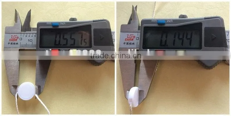 china quality string seal tag, hang tag string, garment plastic seal tag seal tag white plastic magnetic string