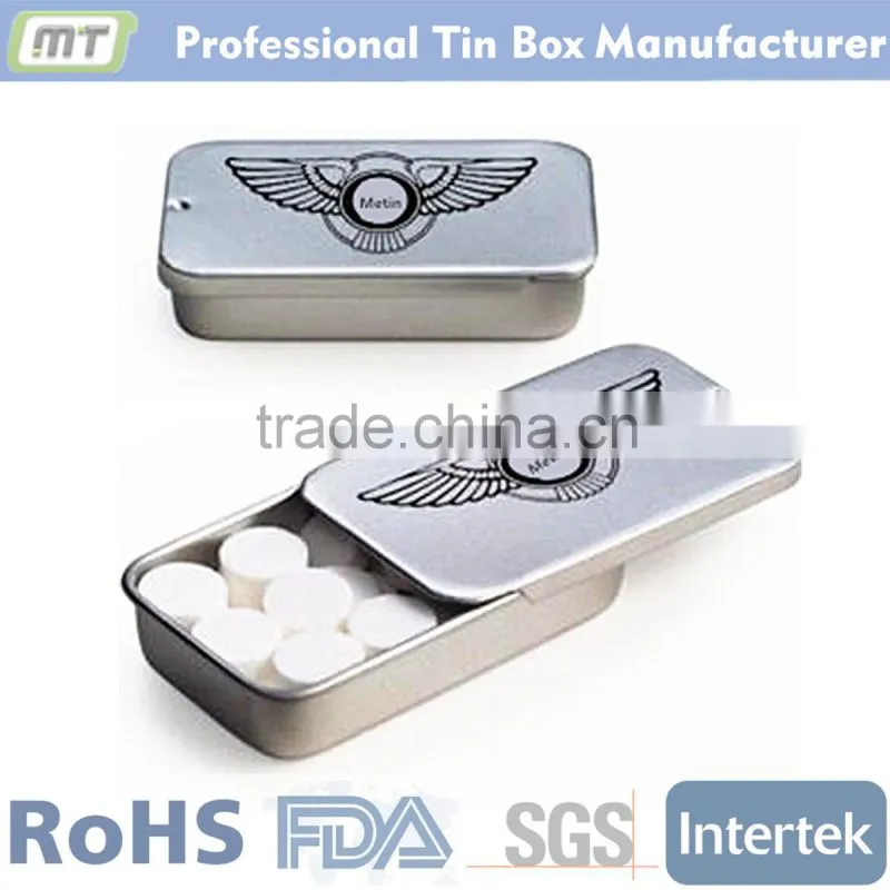 rectangular slide mint tins with beautiful patterns