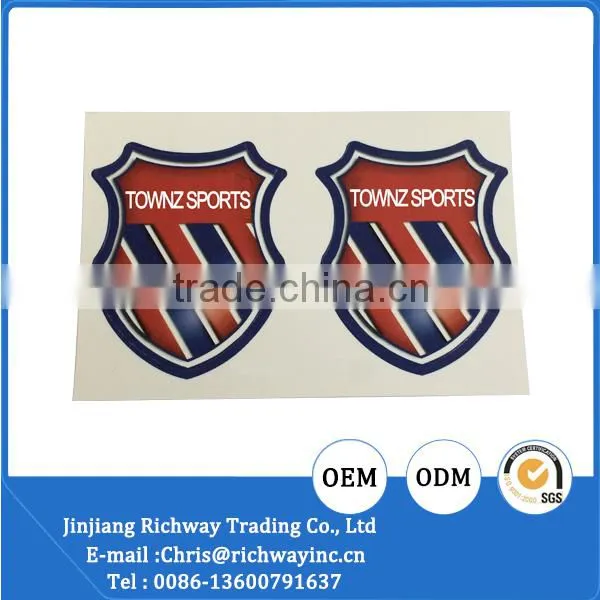 Elastic plastic label sport shoes label sport garment labels