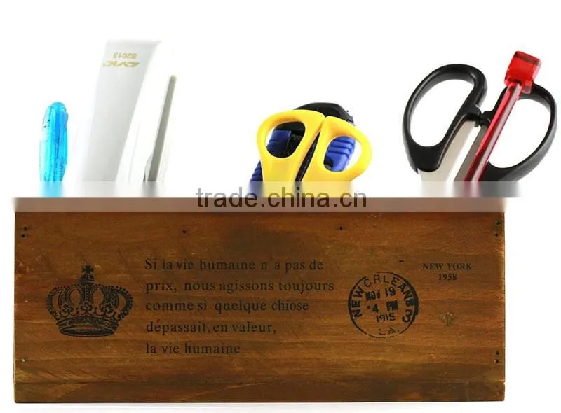 custom printing wooden desk organizer, printed desk organizer, desk organizer with printing,mobile phone storage box for student