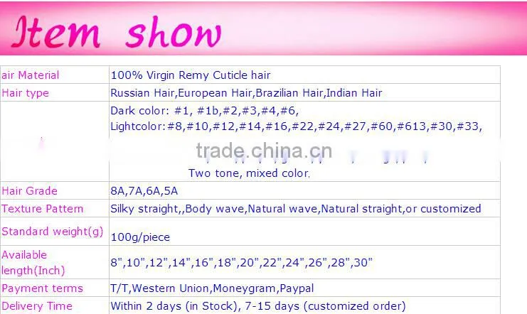 double drawn cuticle human hair bulk