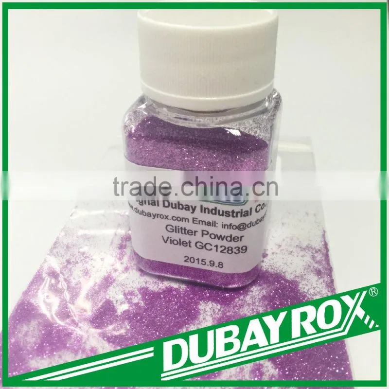 Chemical Name Violet Glitter Hexagonal Glitter by Bag