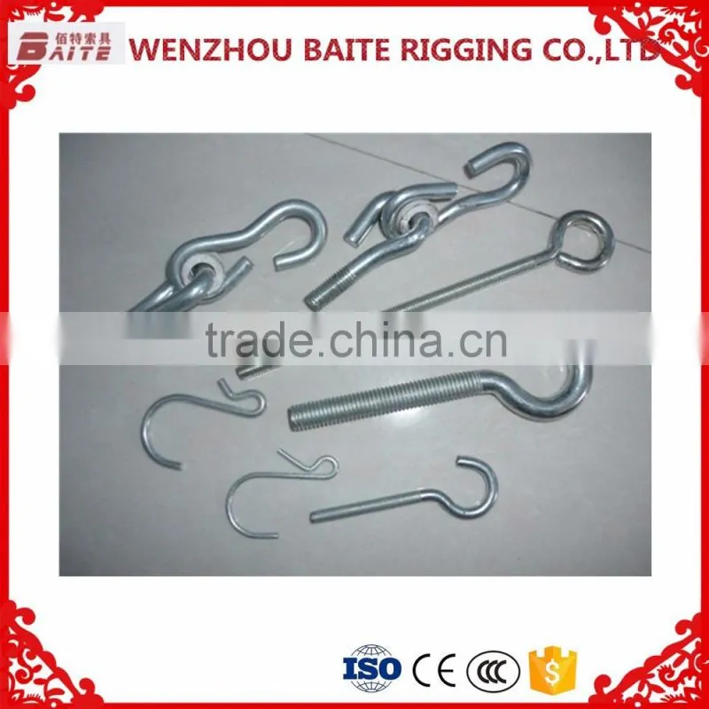Swing hook steel carabiner Mannfacturer in rigging hardware in China Steel All Types Screw Hook