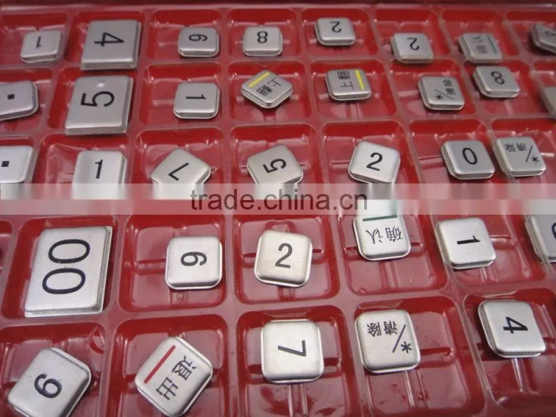 Nice keys buttons metal etching parts