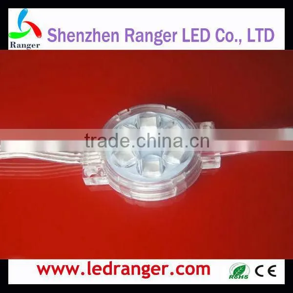 24 Pixels RGB LED Pixel Module DMX512 with Mini Decoder Clear cover with Lens for 5050 LEDs
