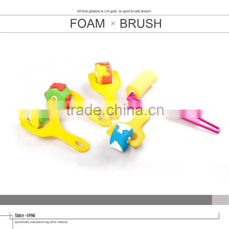 Hot Selling Kids Paint Sponge Brush Roller Foam Brush