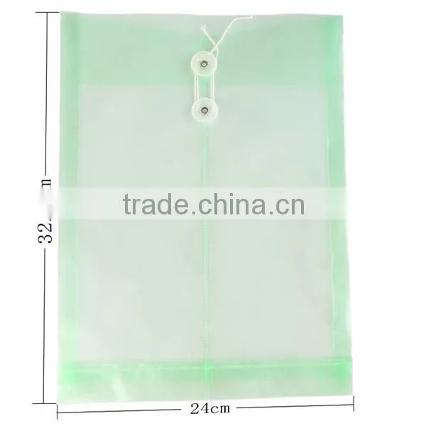 2015 New Fashion A4 Car Document Holder Bag, Plastic File Bag, Pocket File