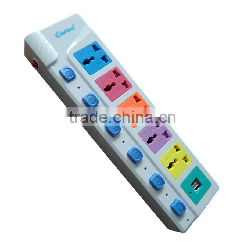 USB universal portable socket outlet
