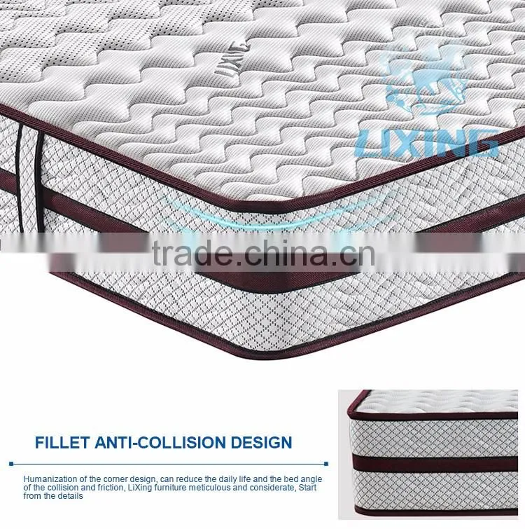 Chinese Pocket Spring Super Soft Foam Latex Bed Mattress