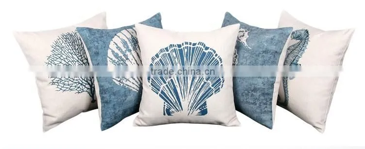 Linen Pillow covers,pillow case,sofa cushion home decorative Pillows Colourful Print Cotton Fabric Cushion Cover Custom Designer