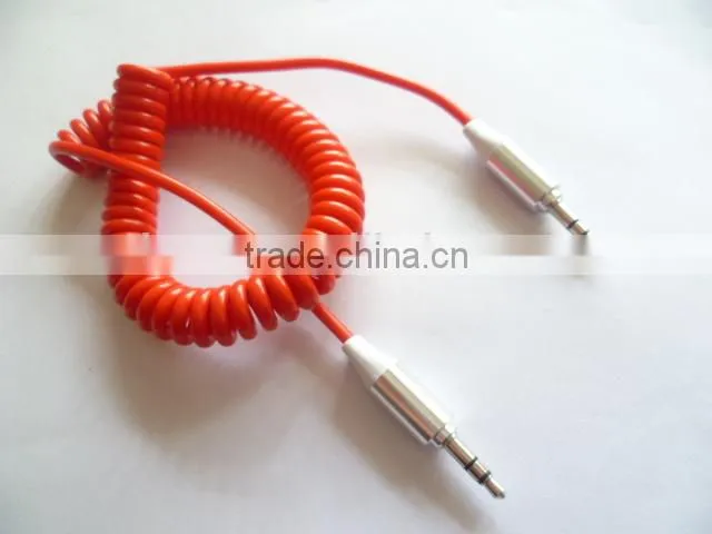 factory wholesale high speed spiral metal shell DC3.5 cable