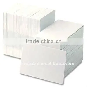Cheap 0.76mm thickness plastic blank white card wtih contact chip