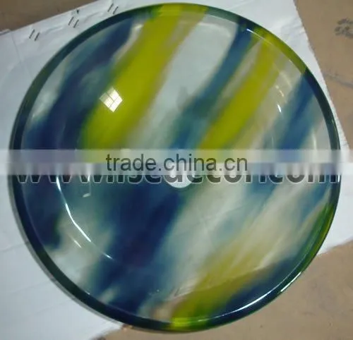 Coloured Glass Sink Vanity