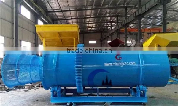 gold washing machine drum scrubber in gold mining