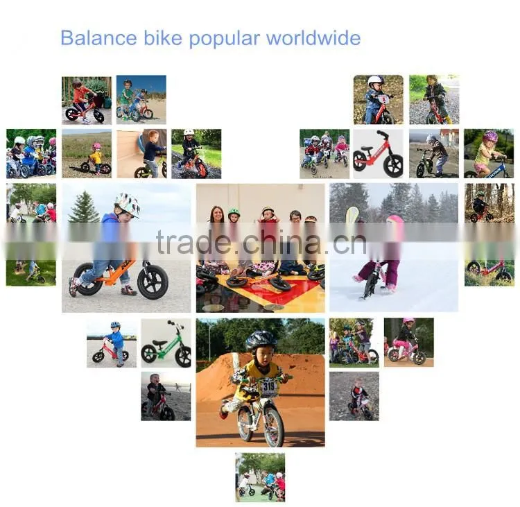 Childen easy rider air wheel balance bike for kids no pedal bicycle