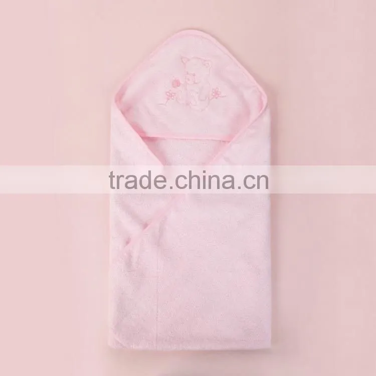 China supply wholesale hooded baby towel with 100% bamboo