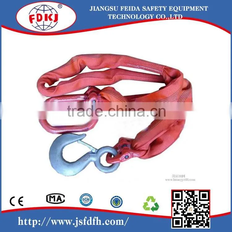 Lifting Polyester Webbing slings/round sling from 1 Ton to 10 Ton Acc. to EN1492-1 from China manufacturer