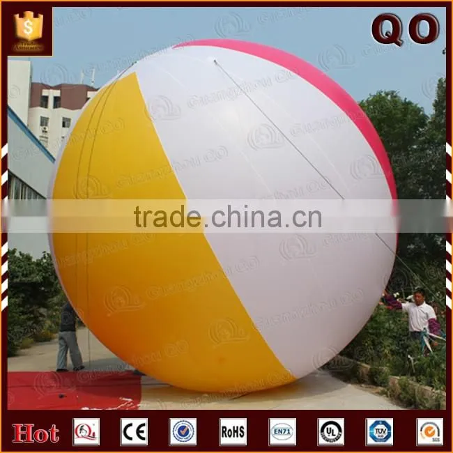 Giant entertainment balloon logo custom fabric covered beach ball