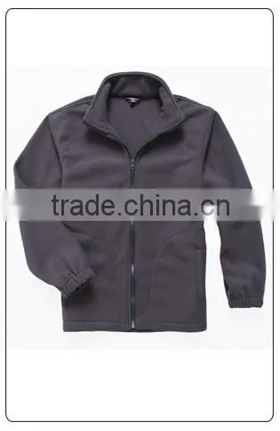 Men Short Fleece Coat with Zipper