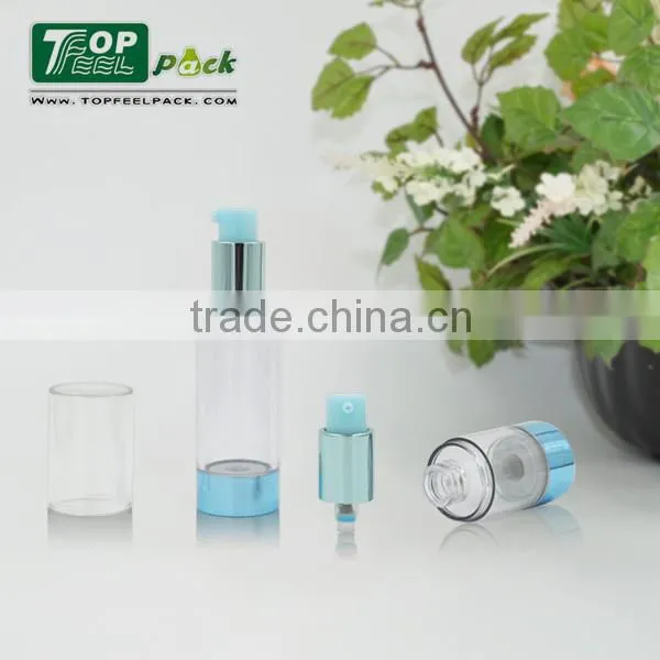 15ml 30ml 50ml AS material airless cosmetic lotion bottle