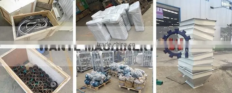 WANTE BRAND QT4-24 Block making machine assembled deivering to customer make more money