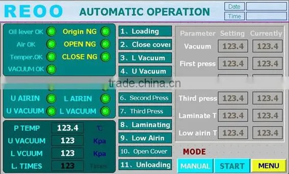 Low price Full automatic solar panel laminating machine
