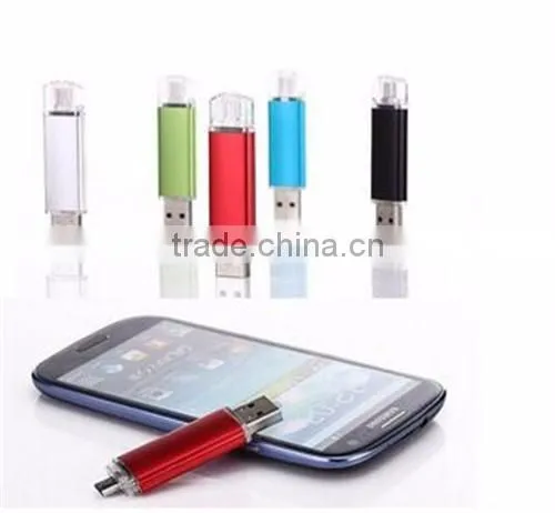 Factory Price High Quality Stock Products Status Metal OTG Dual Port USB Flash