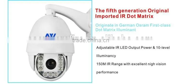 22x optical zoom ptz ip camera ptz 1.3 Megapixel IR PTZ IP Camera