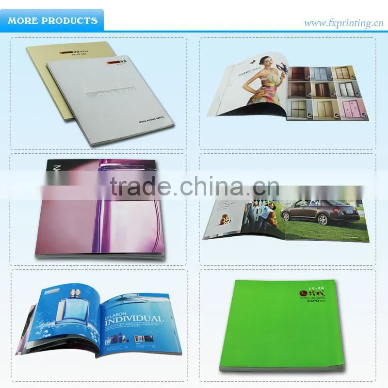 China Manufacutre Custom Printing Cosmetic Catalogue Brochures Printing