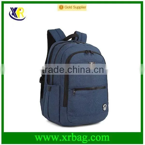 2015 new style design cotton canvas school bag