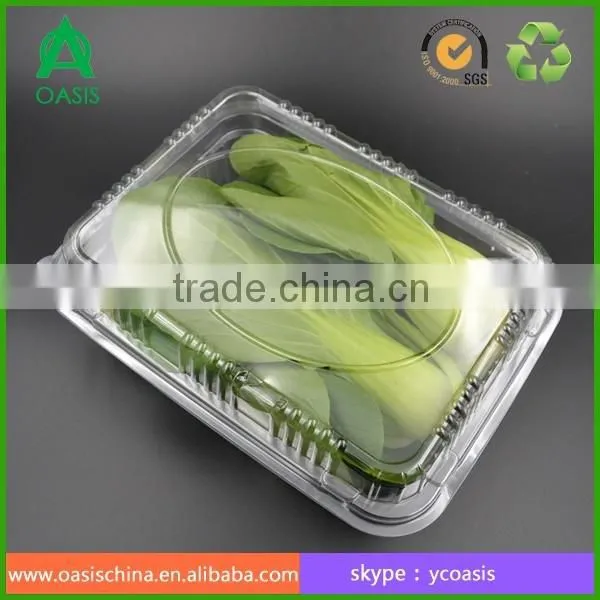 Plastic clear fruit vegetable packaging box
