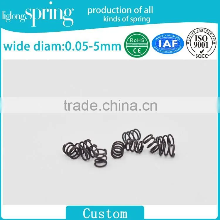 Custom steel helical compression springs for various types
