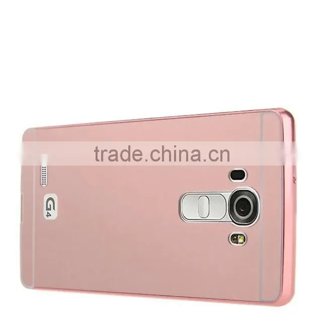 Hot Selling Metal Aluminum Mirror Bumper Mobile Phone Case Cover For LG G4