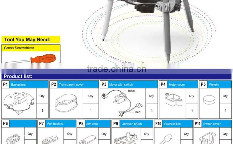 Kids Educational Moving Pen Doodling Robot
