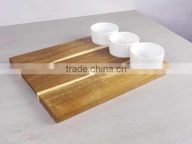 New style fashion Simply Style 3 Compartments Snack Plate