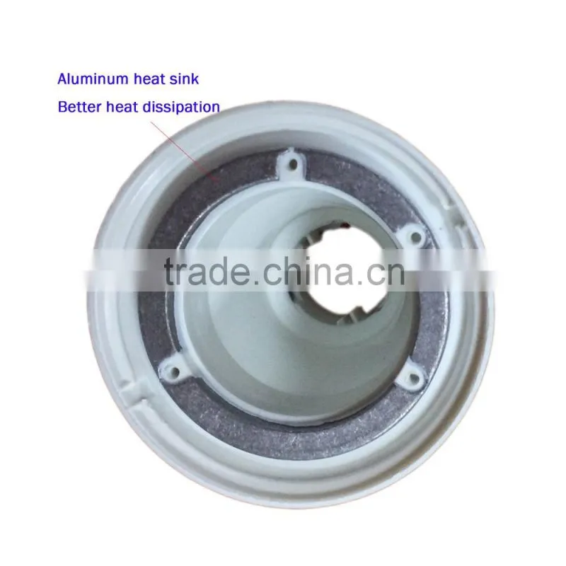 Good quality aluminum and plastic cover 9w led bulb