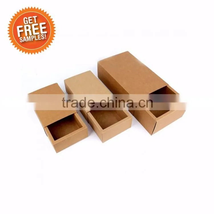 High quality kraft cardboard packaging paper gift box wholesale