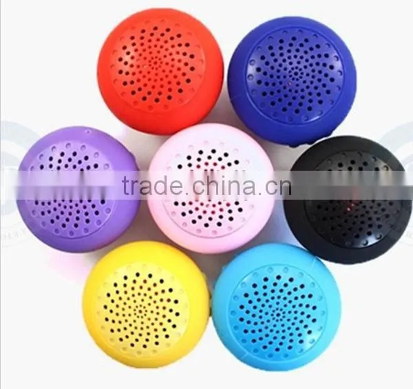 Colorful portable hands free bluetooth speaker, unique design support TF card/MP3, high quality super bass mobile phone speaker