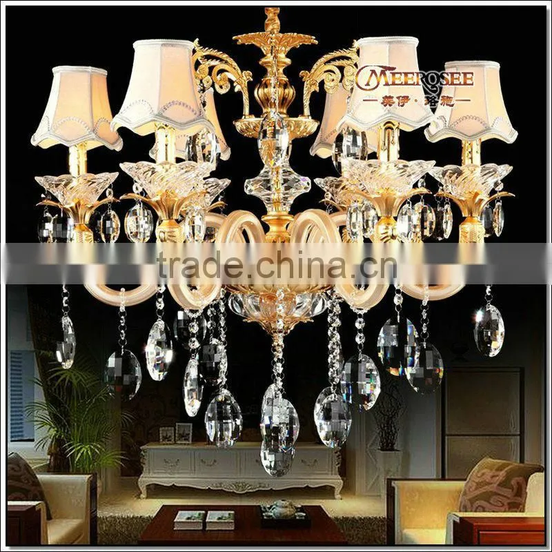 European Style Chandelier Crystal Light Lampshade Crystal Chandelier Modern MD88006 L6